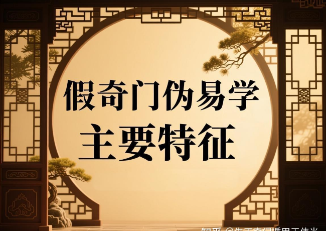 假奇门伪易学主要特征，判定假奇门伪易学四句真言